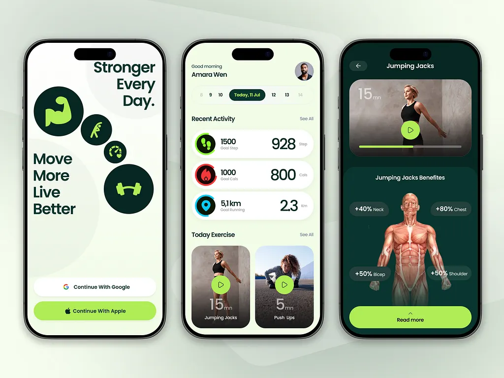 Health & Fitness App - Mobile Development
