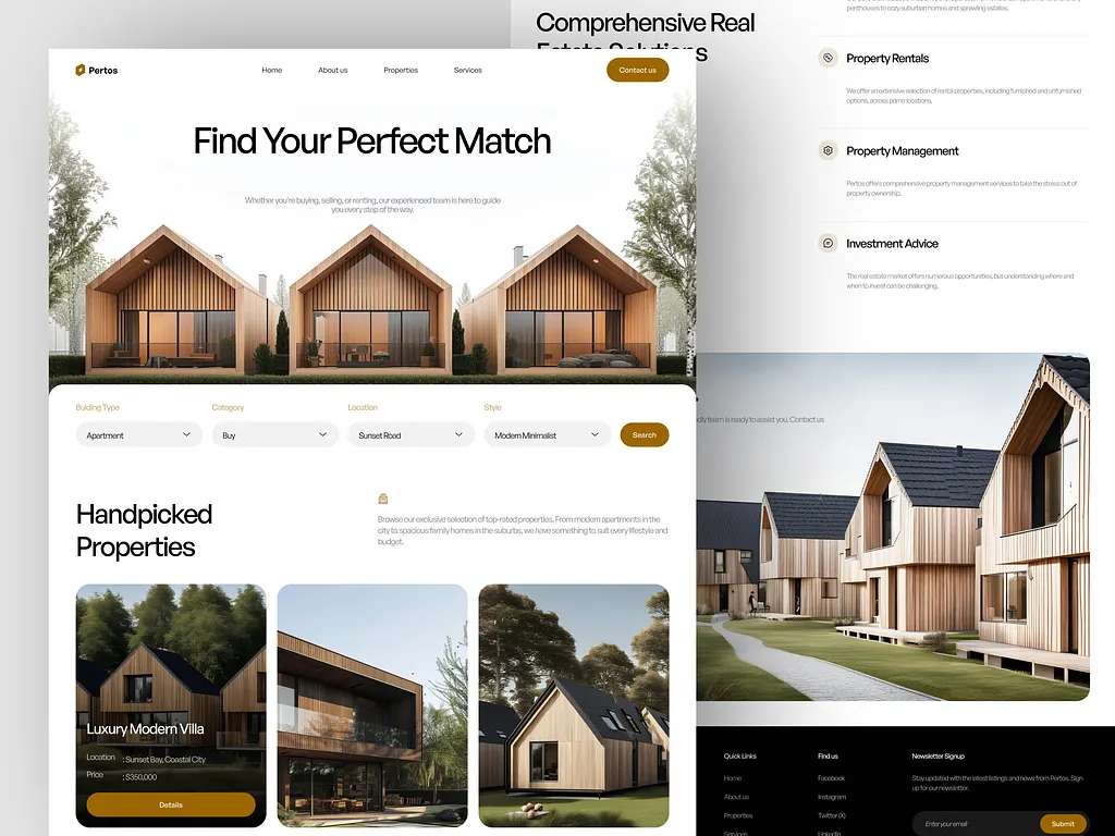 Real Estate Marketplace - Web Development